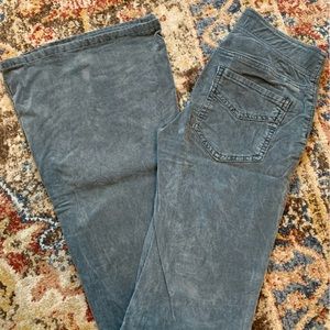 Free People Blue/Grey Corduroy Pants
